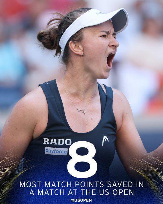 娃在第二盘, 盘比赛的胜, 克雷吉茨科